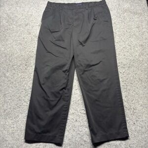 Arrow Pleated Casual Dress Slacks Mens 38x32 Navy Blue Pants